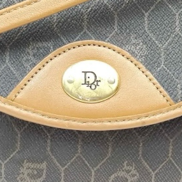 [0059] Vintage Christian Dior Crossbody Bag in Honeycomb Canvas - Picture 9 of 9